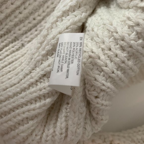 ECO by Design Beige Sweater with Shoulder Pads - Picture 5 of 8